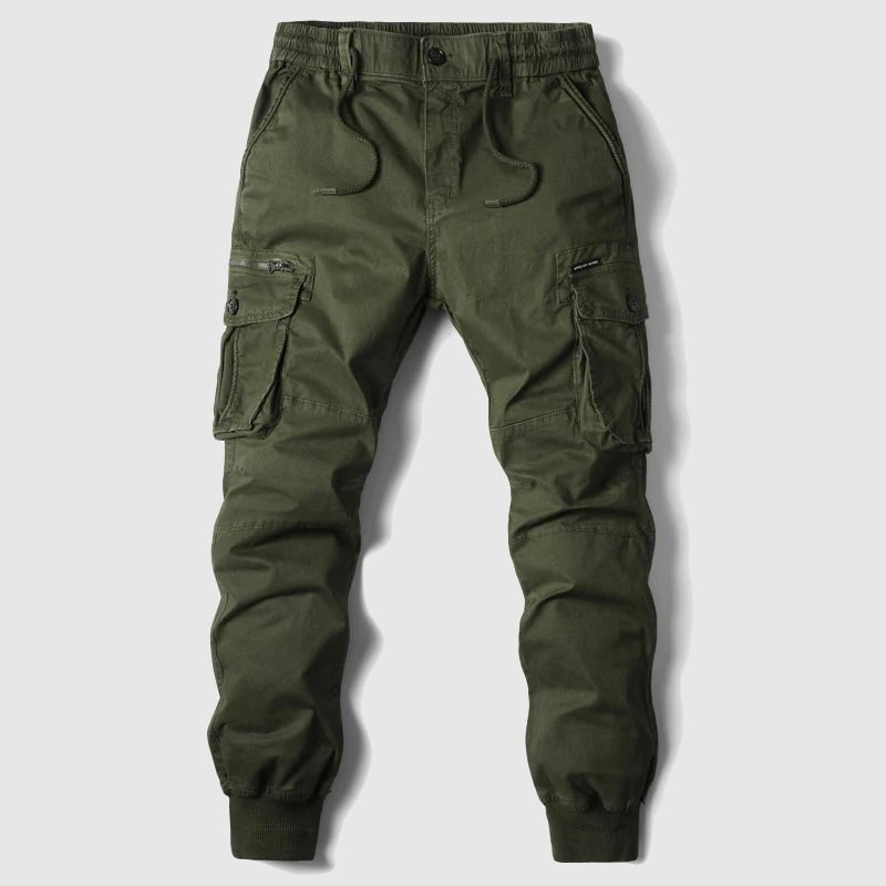 Matthias | Herren Taktische Cargo Jogger Hose mit Kordelzug