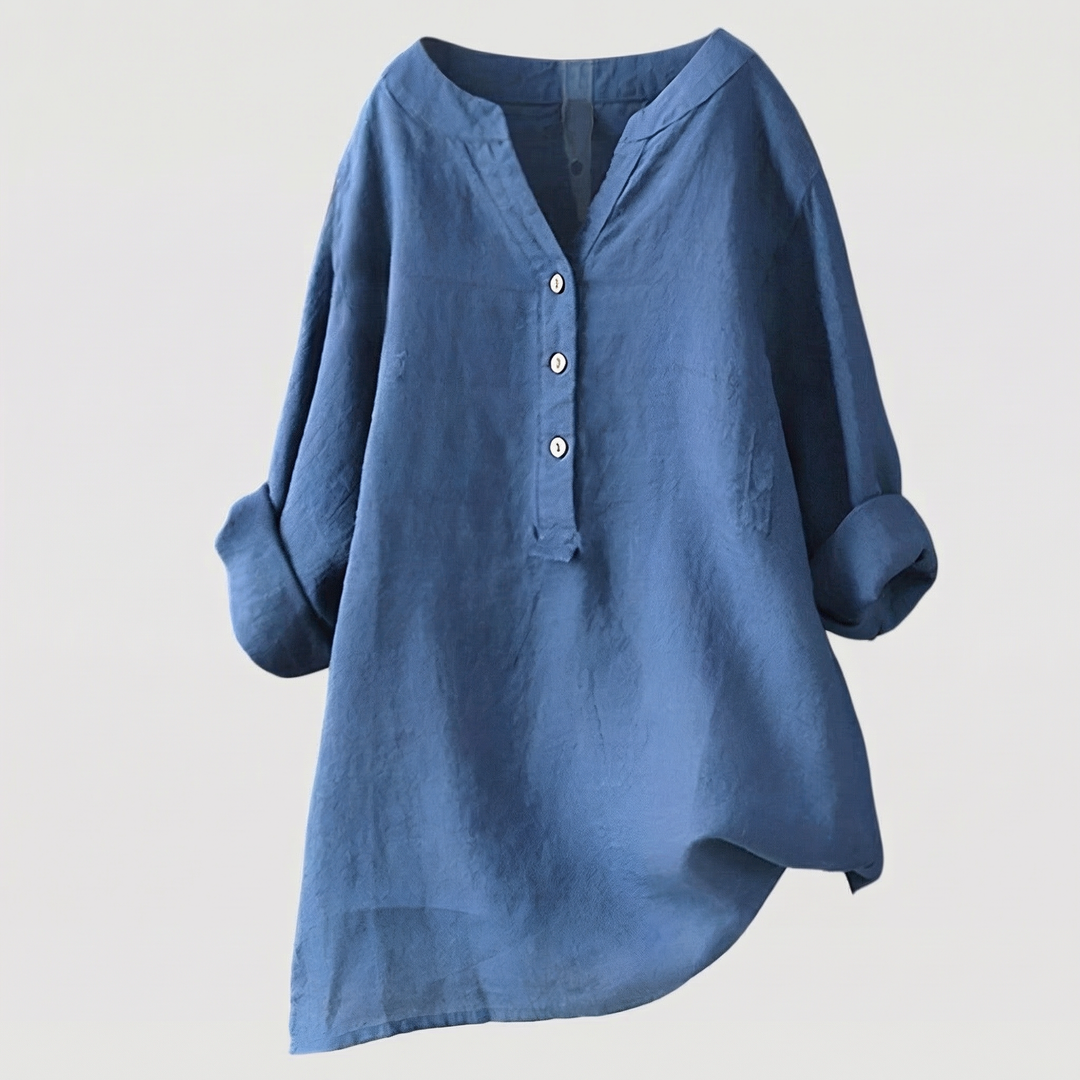 Selma | Feminine Bluse mit V-Ausschnitt