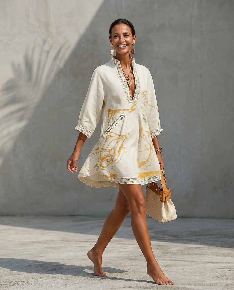 Anja | Elegantes Tunika-Minikleid