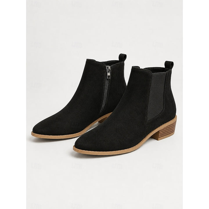 Rosemarie | Elegante Chelsea-Stiefeletten mit Blockabsatz