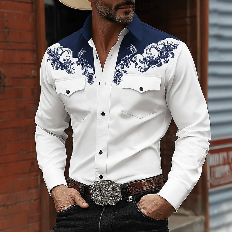 Sigmund | Verziertes Westernhemd