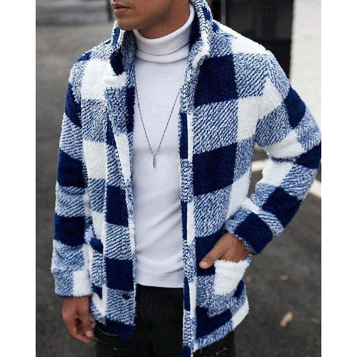 Marcel | Karierte Kuscheljacke im Karo-Design