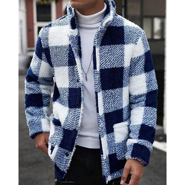 Marcel | Karierte Kuscheljacke im Karo-Design
