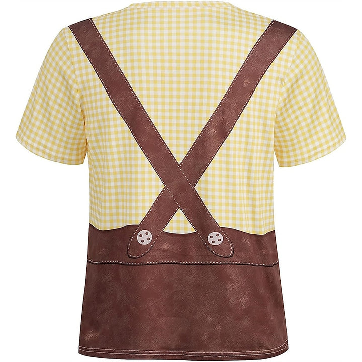 Sepp | Bayerisches Oktoberfest T-Shirt im Lederhosen-Look