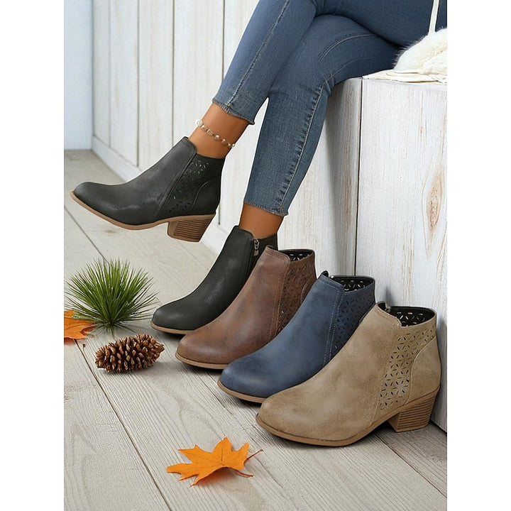 Edeltraud | Elegante Stiefeletten mit dezentem Blockabsatz