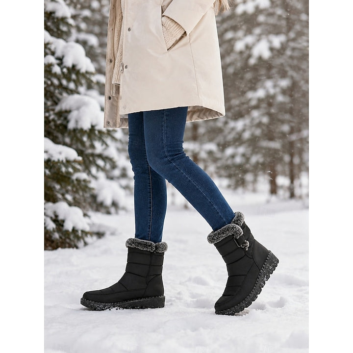 Annerose | Gefütterte Winterstiefel mit Zierschnalle