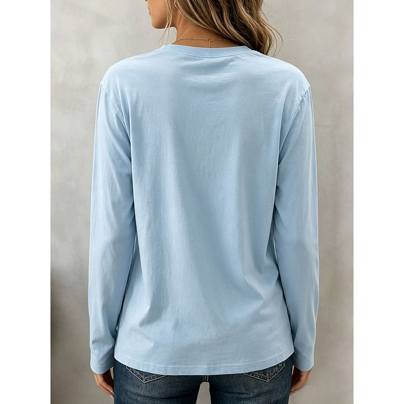 Ines | Klassisches Langarmshirt