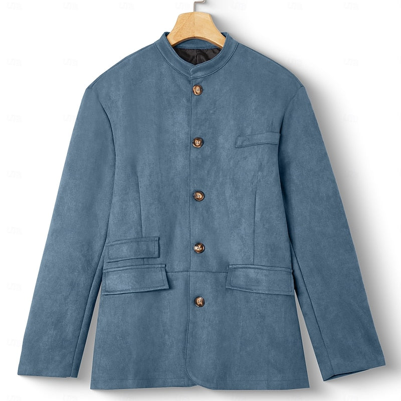 Detlef | Elegante Stehkragen-Jacke