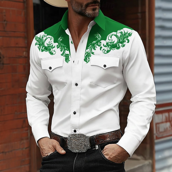 Sigmund | Verziertes Westernhemd