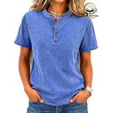 Sabine | Lässiges Henley-Shirt im Vintage-Stil