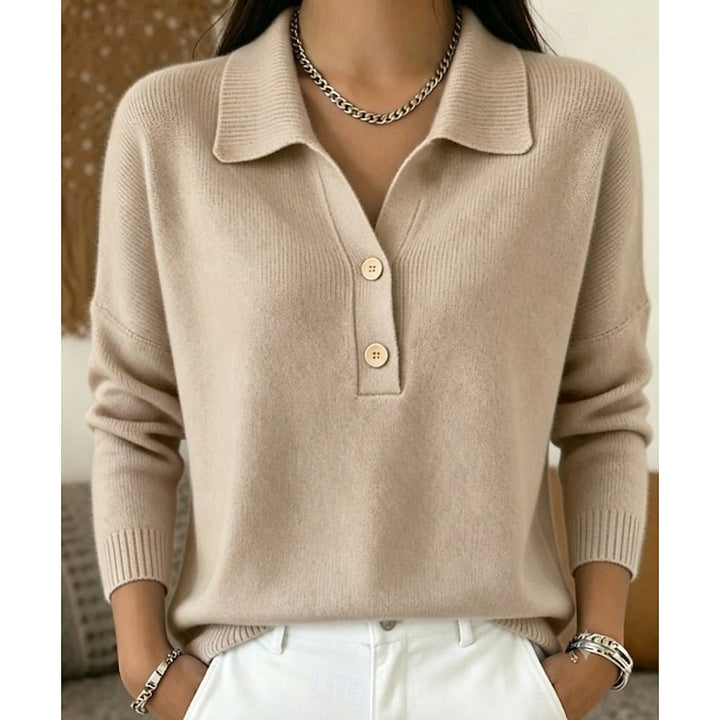 Iris | Eleganter Pullover mit Polokragen