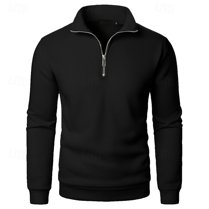 Sven | Sportlicher Stehkragen-Pullover