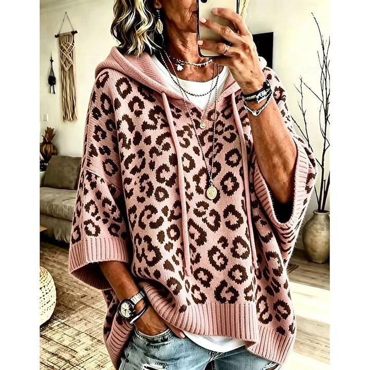 Anneke | Kuscheliger Kapuzenpullover mit Muster