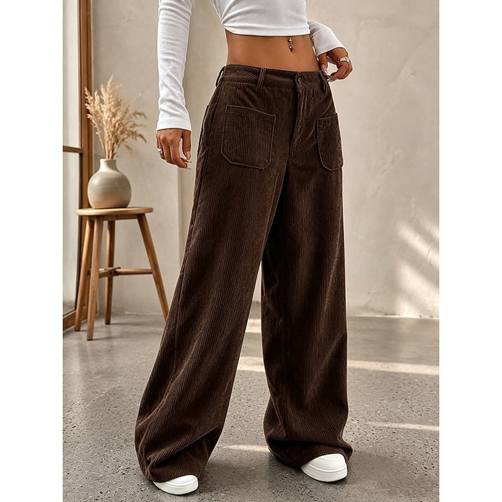 Marga | Weite Hose mit hohem Bund