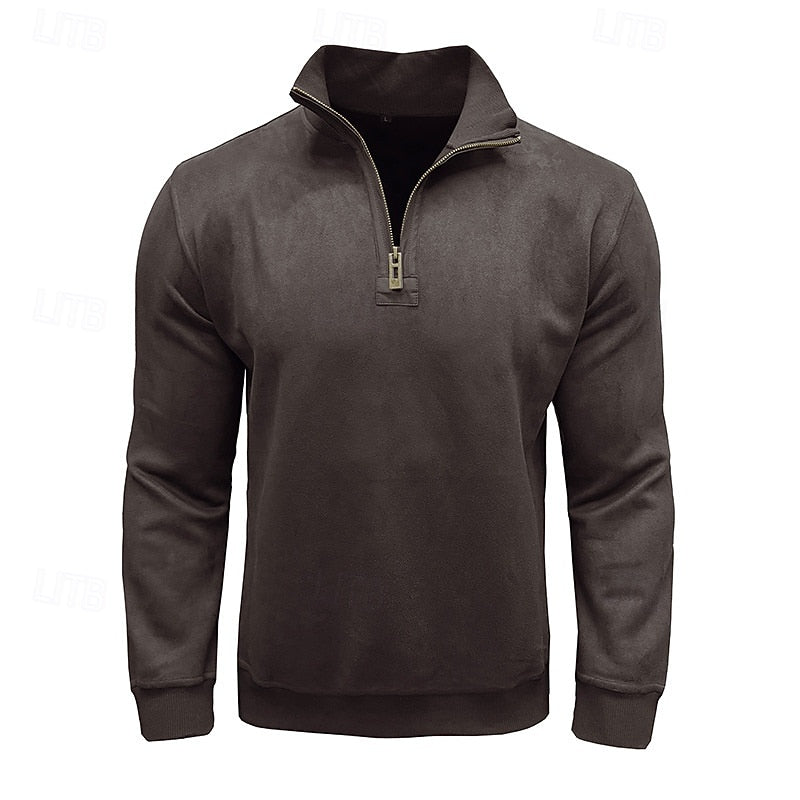 Nils | Sportliches Stehkragen-Sweatshirt