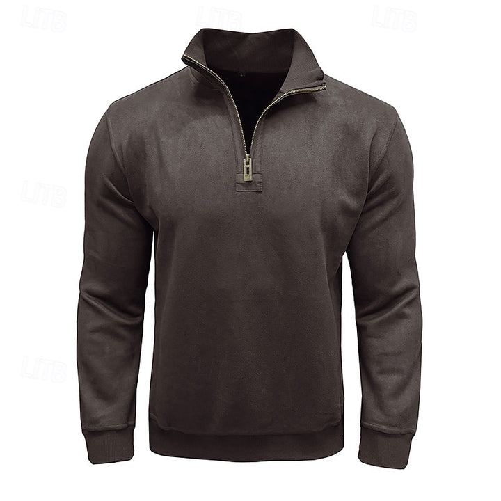 Nils | Sportliches Stehkragen-Sweatshirt