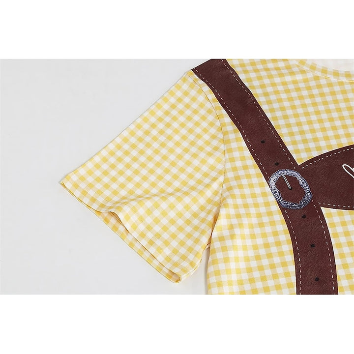 Sepp | Bayerisches Oktoberfest T-Shirt im Lederhosen-Look