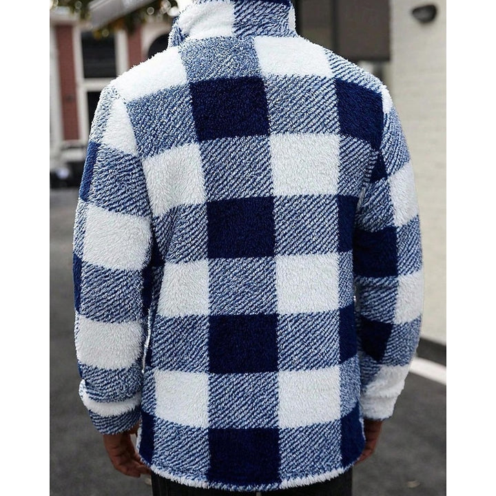 Marcel | Karierte Kuscheljacke im Karo-Design