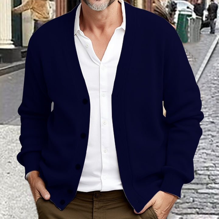 Magnus | Christmas Strickjacke mit V-Ausschnitt