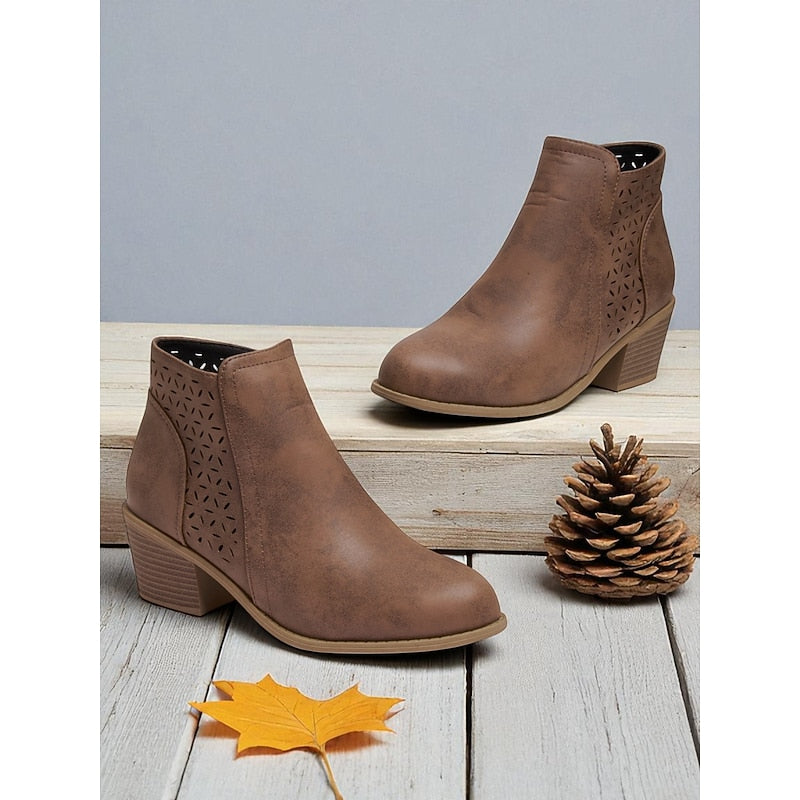 Edeltraud | Elegante Stiefeletten mit dezentem Blockabsatz