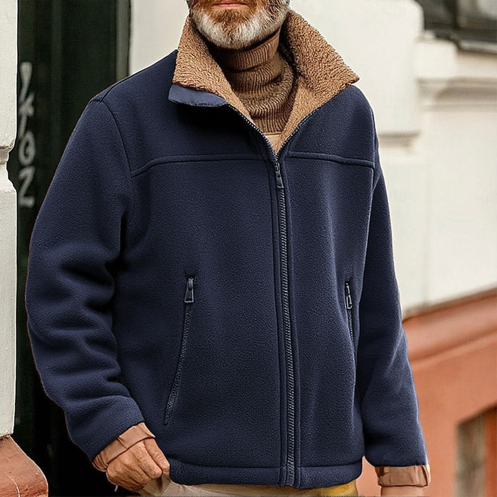 Dirk | Robuste Stehkragen-Jacke mit Zwei-Wege-Reißverschluss