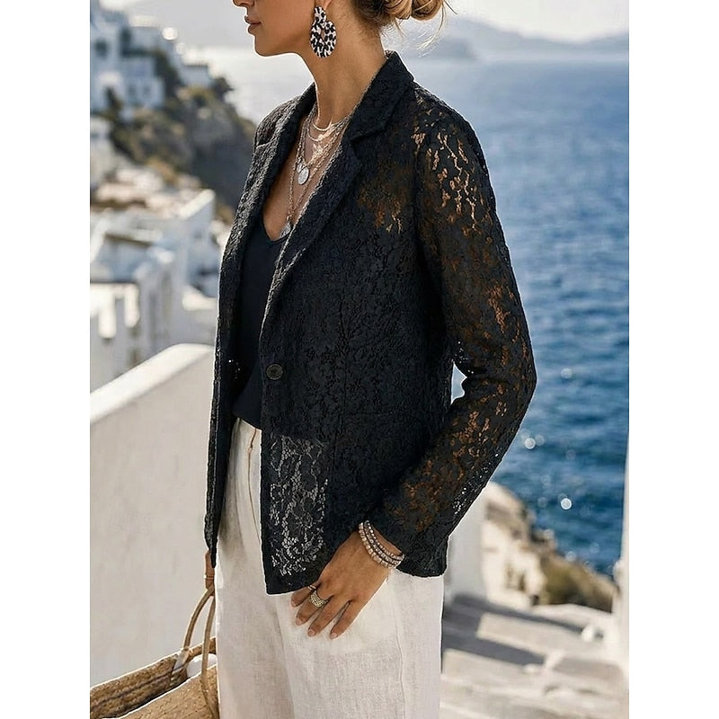 Cäcilia | Eleganter Spitzen-Blazer