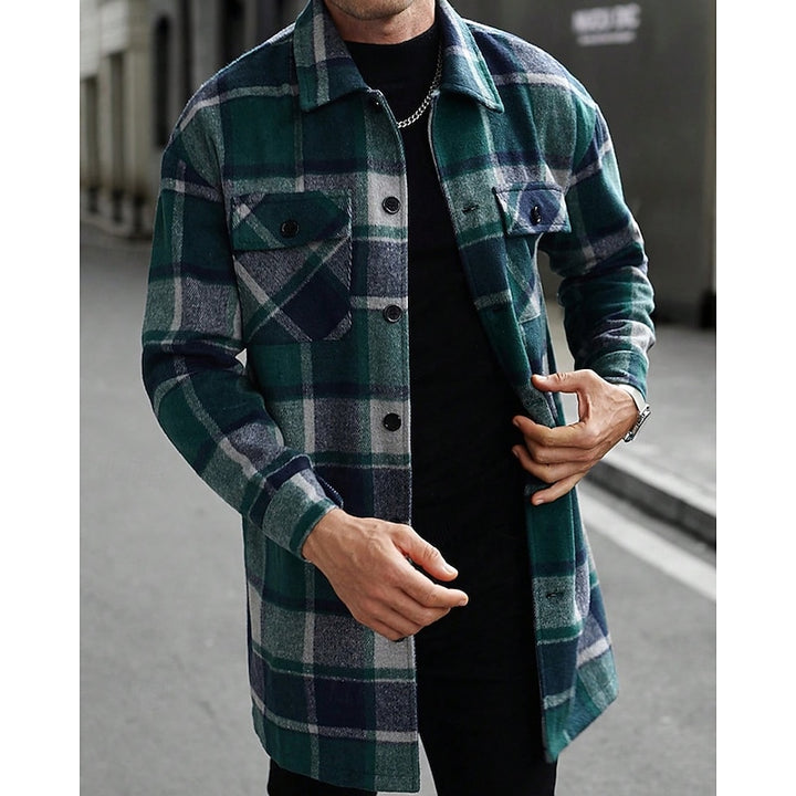 Hauke | Karierte Hemdjacke im Overshirt-Stil