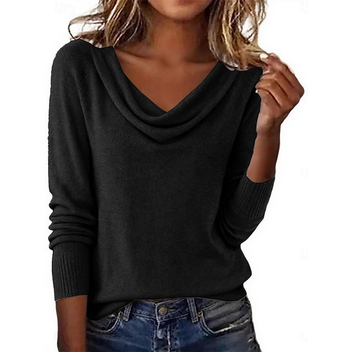 Carlotta | Eleganter Wasserfall-Pullover