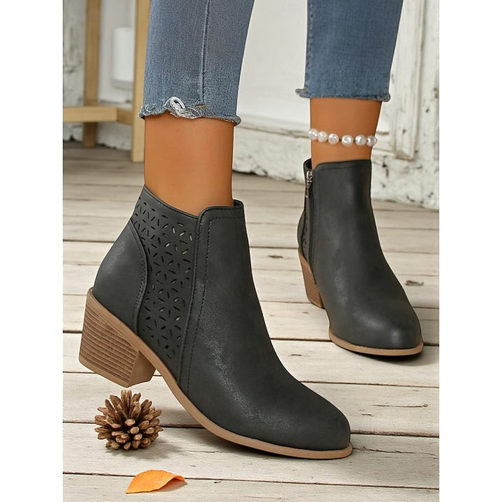 Edeltraud | Elegante Stiefeletten mit dezentem Blockabsatz