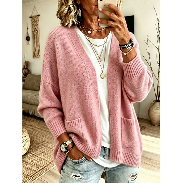 Rosalinde | Weiche Oversize-Strickjacke