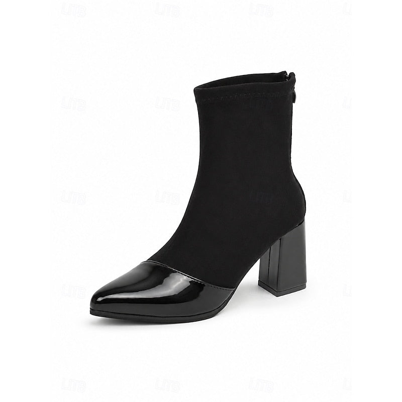 Sonja | Elegante Stiefeletten mit Blockabsatz