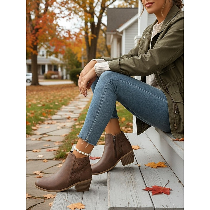 Edeltraud | Elegante Stiefeletten mit dezentem Blockabsatz