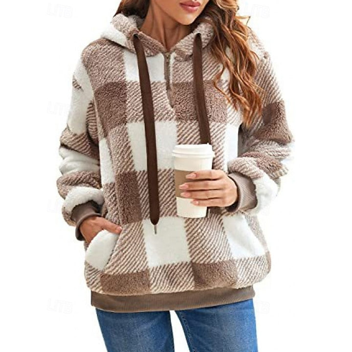 Nadine | Kuschelweicher Kapuzenpullover mit Reißverschluss