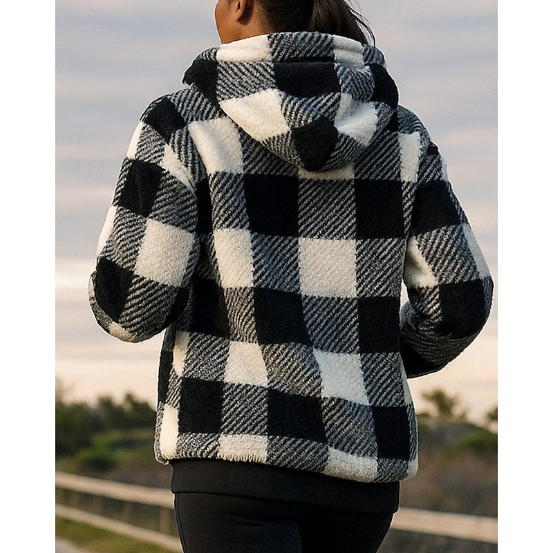 Nadine | Kuschelweicher Kapuzenpullover mit Reißverschluss