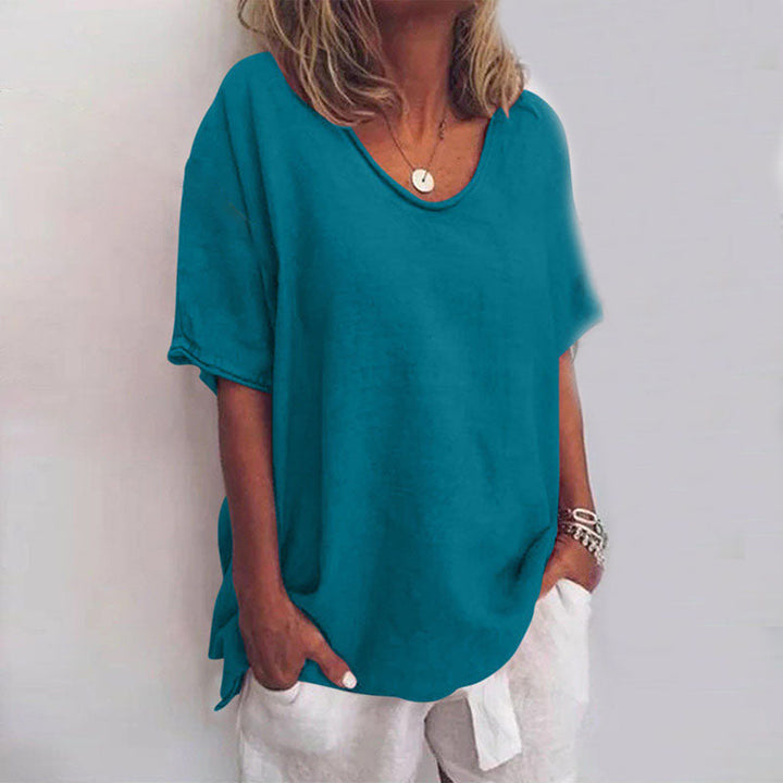 Cornelia | Lässig-elegante Kurzarm-Bluse
