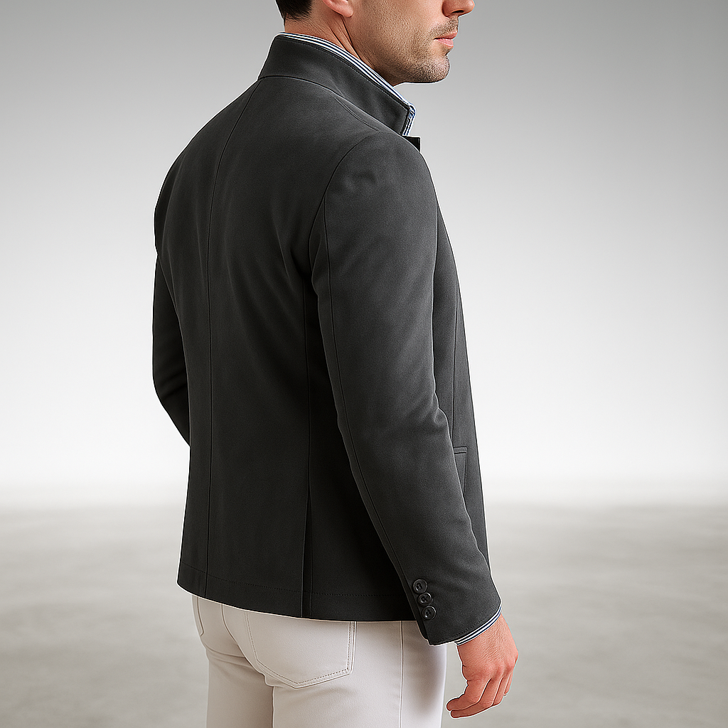Klaus | Eleganter Stehkragen-Sakko