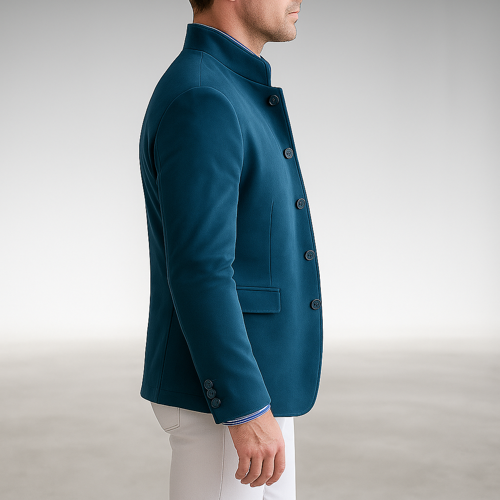 Klaus | Eleganter Stehkragen-Sakko