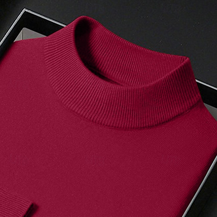 Rainer | Eleganter Stehkragen-Pullover