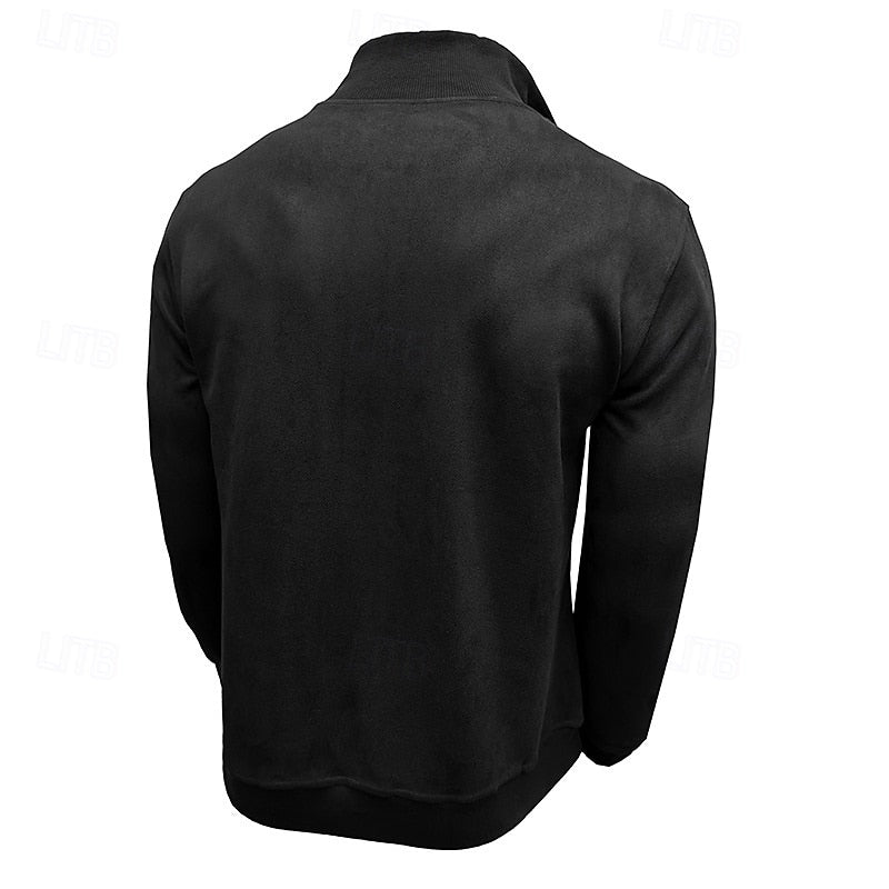 Nils | Sportliches Stehkragen-Sweatshirt