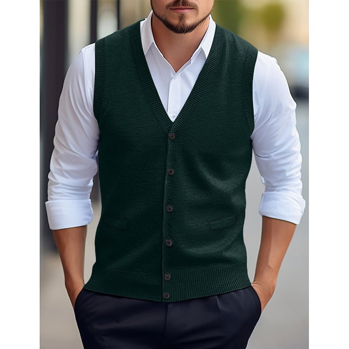 Ludger | Elegante Weihnachts-Strickweste