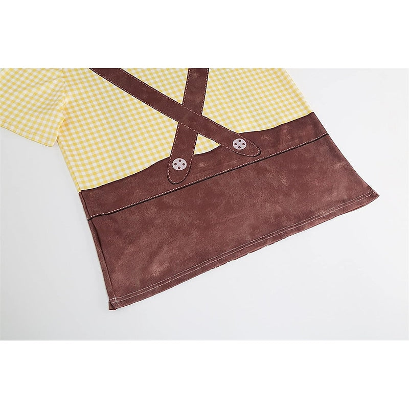 Sepp | Bayerisches Oktoberfest T-Shirt im Lederhosen-Look