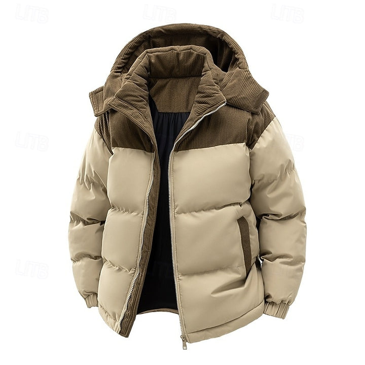 Tobias | Weihnachtliche Kapuzen-Steppjacke