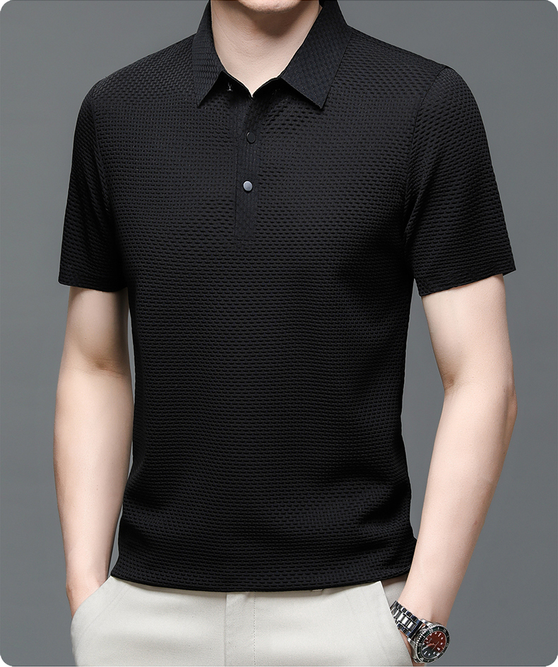 Roland | Elegantes Struktur-Poloshirt
