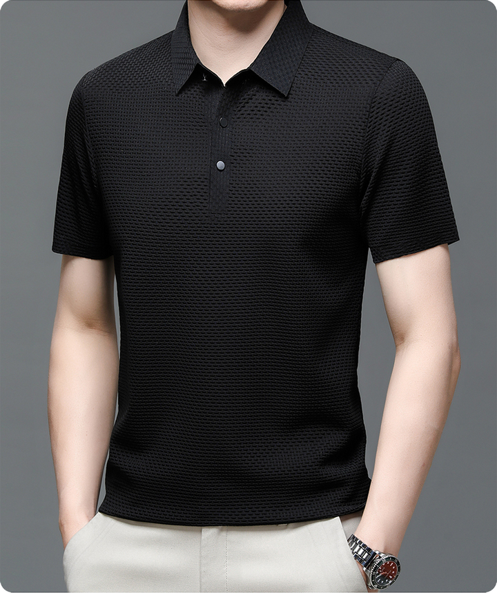 Roland | Elegantes Struktur-Poloshirt
