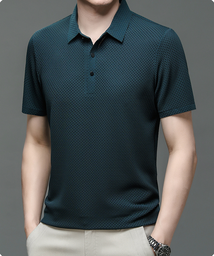 Roland | Elegantes Struktur-Poloshirt
