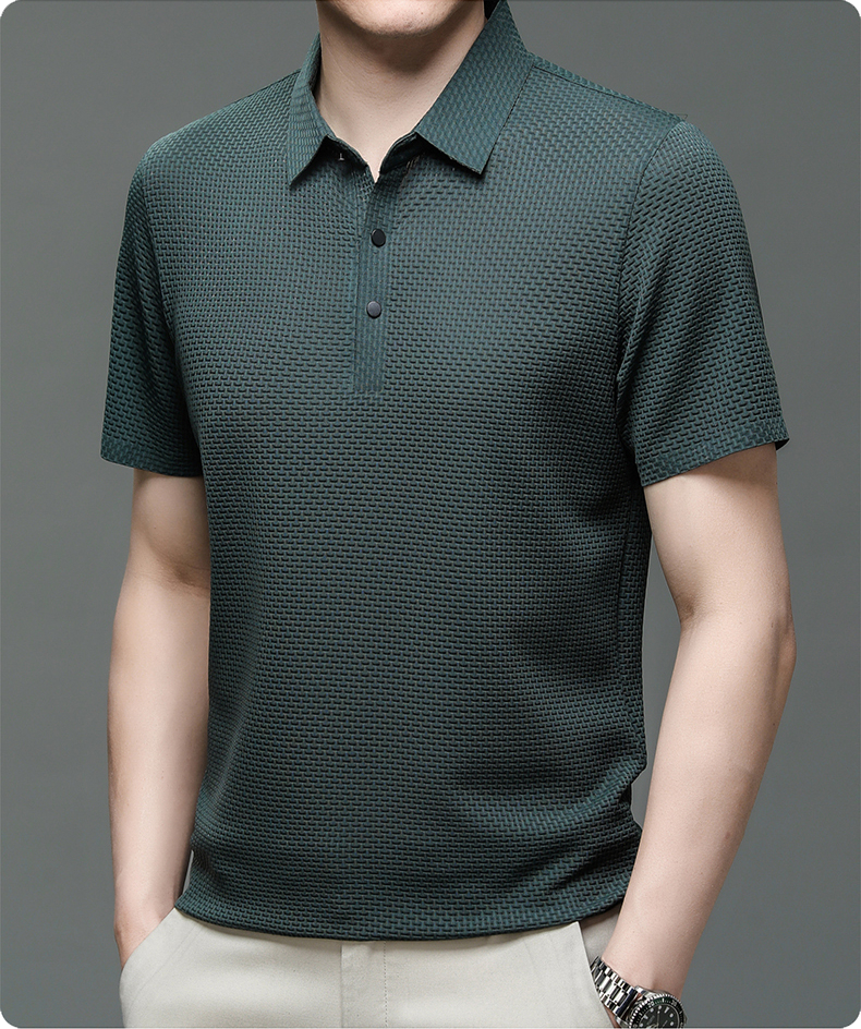 Roland | Elegantes Struktur-Poloshirt