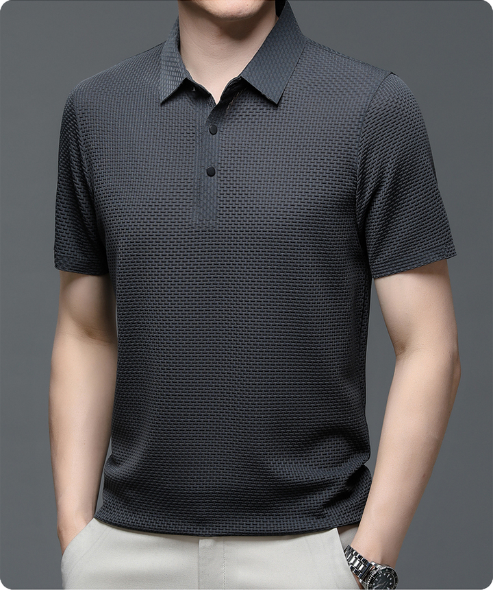 Roland | Elegantes Struktur-Poloshirt