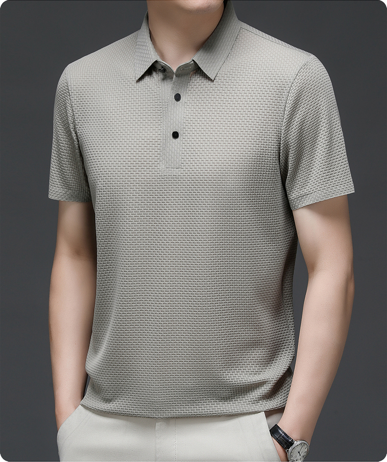 Roland | Elegantes Struktur-Poloshirt