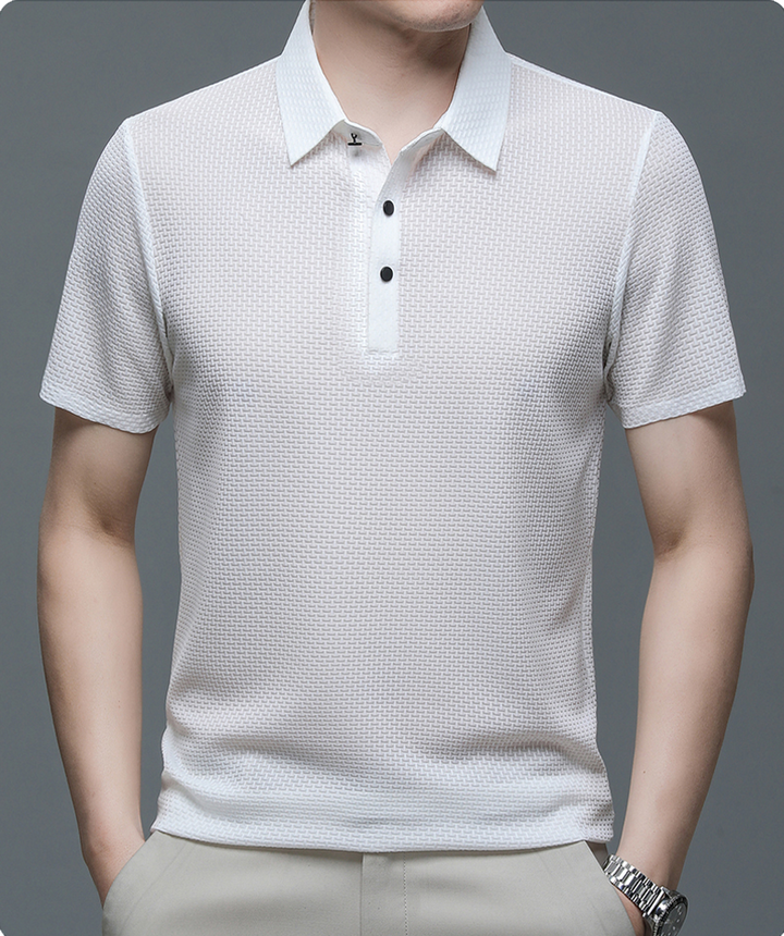 Roland | Elegantes Struktur-Poloshirt