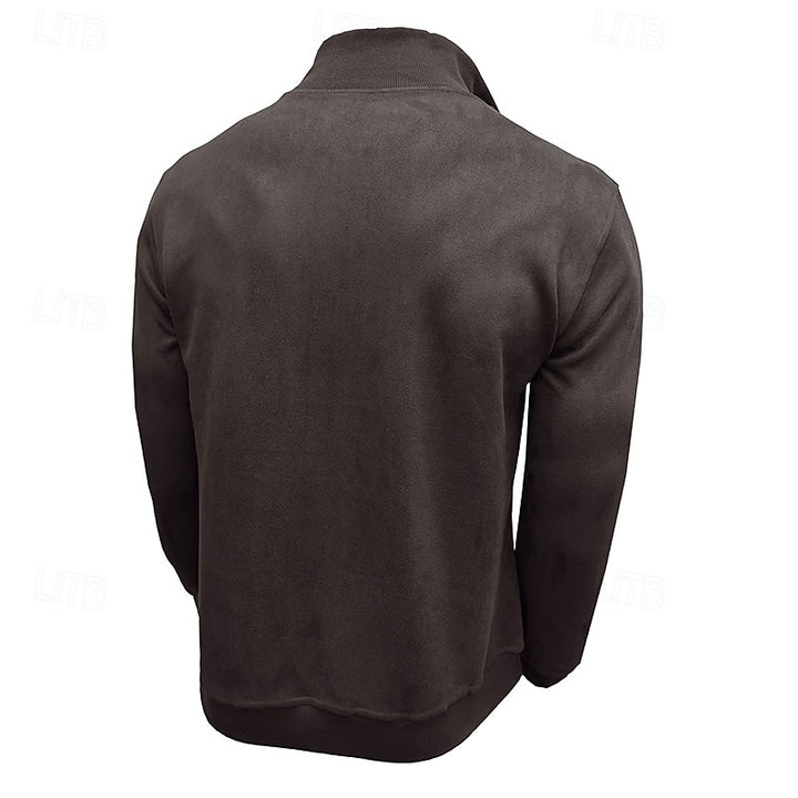 Nils | Sportliches Stehkragen-Sweatshirt